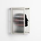 Désordre_Intérieur - Wall Cabinet - David Vanadia - Chalk - Reeded glass