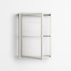 Épanoui - Wall Cabinet - David Vanadia - Chalk - Reeded glass