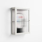 Équilibre_Intérieur - Wall Cabinet - David Vanadia - Chalk - Reeded glass