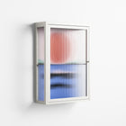 Immergé - Wall Cabinet - David Vanadia - Chalk - Reeded glass