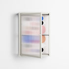 Pattern - Wall Cabinet - David Vanadia - Chalk - Reeded glass