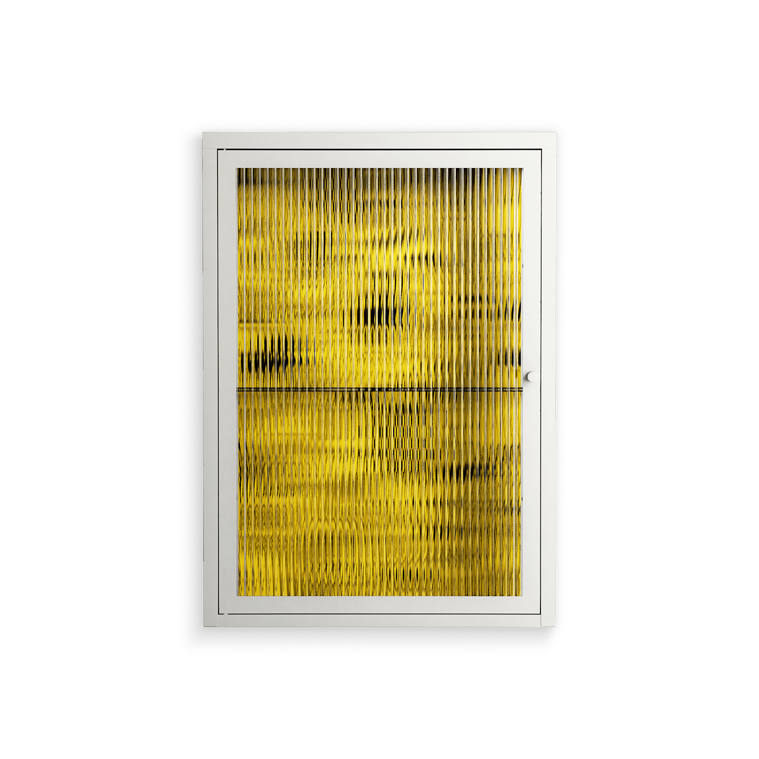 What a Mess - Wall Cabinet - Craig Watkins - Chalk - Reeded glass