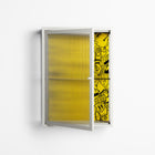 What a Mess - Wall Cabinet - Craig Watkins - Chalk - Reeded glass