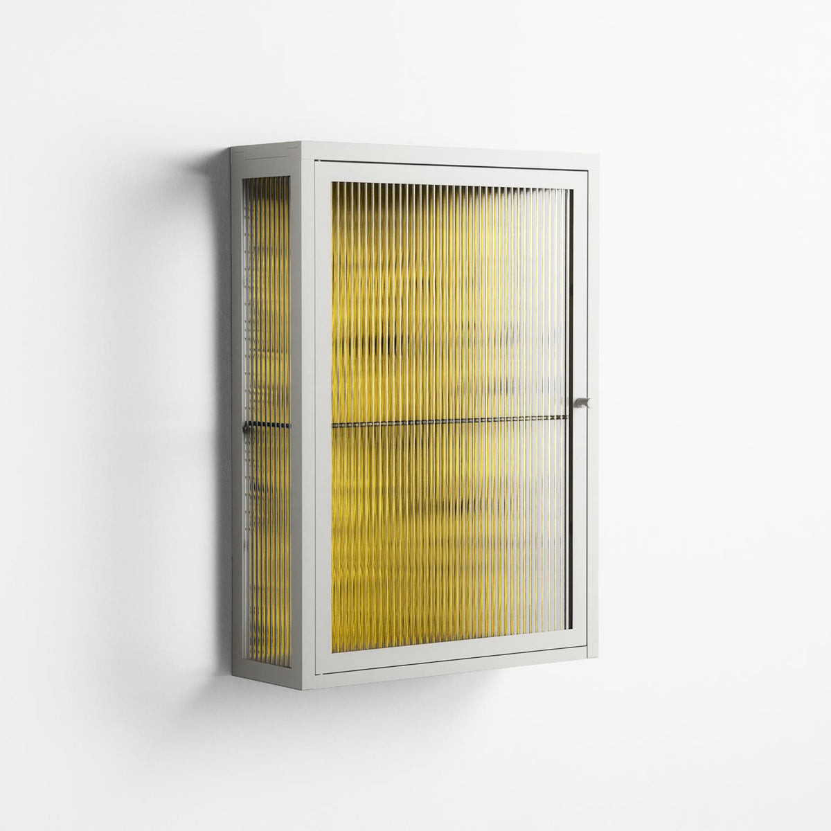What a Mess - Wall Cabinet - Craig Watkins - Chalk - Reeded glass