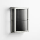 The Single Color - Wall Cabinet - Craig Watkins - Chalk - Reeded glass