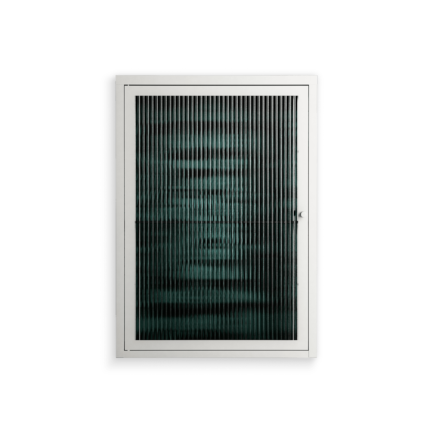 Optical Delusion - Wall Cabinet - Craig Watkins - Chalk - Reeded glass