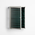 Optical Delusion - Wall Cabinet - Craig Watkins - Chalk - Reeded glass