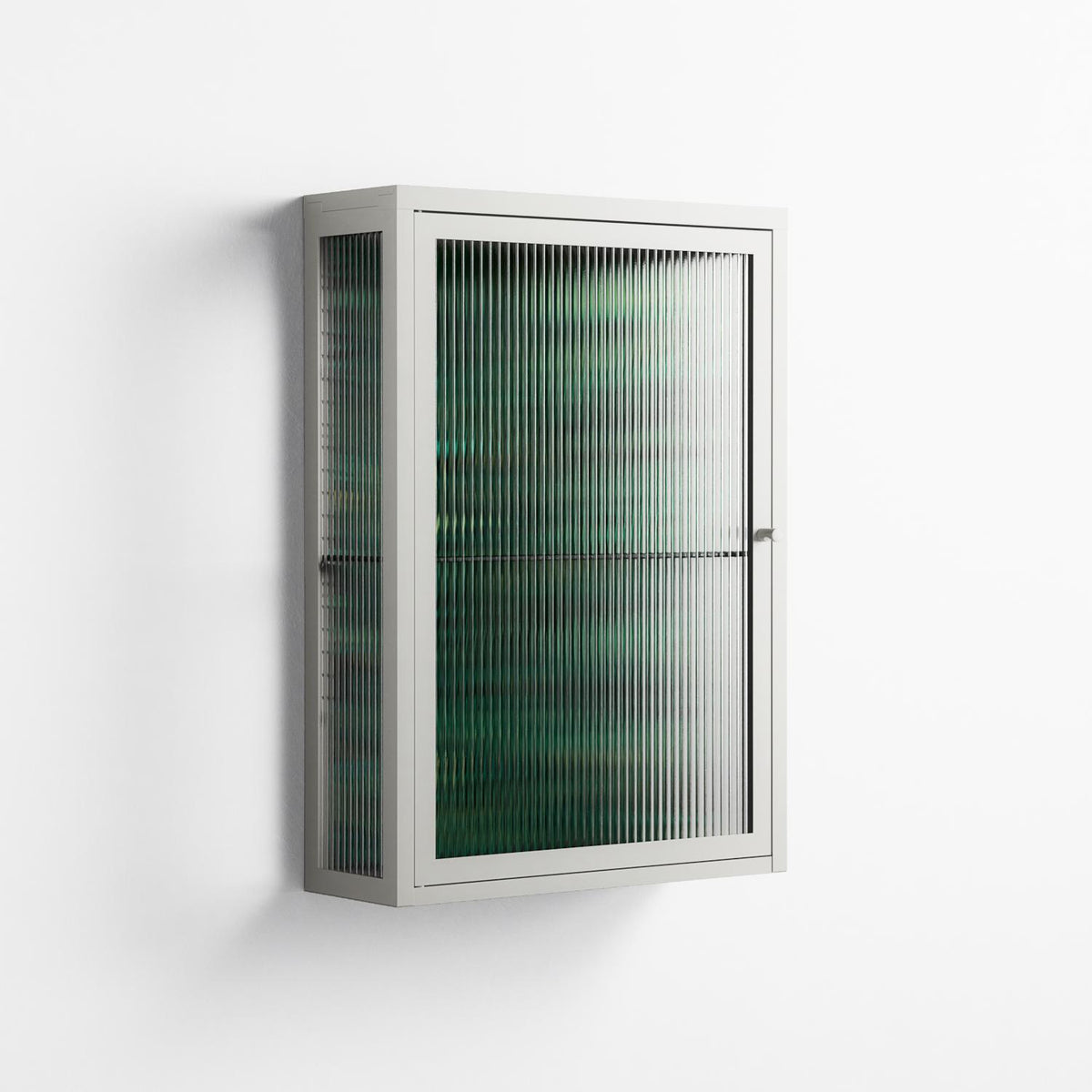 Thankful - Wall Cabinet - Craig Watkins - Chalk - Reeded glass