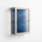 The Blue Line - Wall Cabinet - Craig Watkins - Chalk - Reeded glass