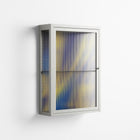 Blue Gale - Wall Cabinet - Oluwasheyi Adebayo - Chalk - Reeded glass