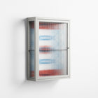 Velvet Dusk - Wall Cabinet - Oluwasheyi Adebayo - Chalk - Reeded glass