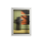 Anonymous Reader - Wall Cabinet - Kristin Eriksson - Chalk - Reeded glass
