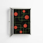 Floral Pipes - Wall Cabinet - Kristin Eriksson - Chalk - Reeded glass