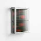 Floral Pipes - Wall Cabinet - Kristin Eriksson - Chalk - Reeded glass