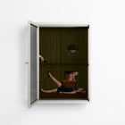 Friday Night Rituals - Wall Cabinet - Kristin Eriksson - Chalk - Reeded glass