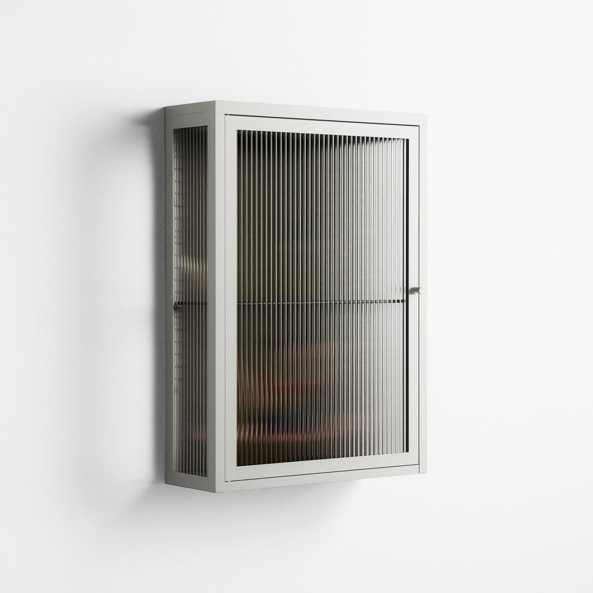 Friday Night Rituals - Wall Cabinet - Kristin Eriksson - Chalk - Reeded glass