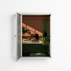 Bad Omen - Wall Cabinet - Kristin Eriksson - Chalk - Reeded glass