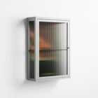 Bad Omen - Wall Cabinet - Kristin Eriksson - Chalk - Reeded glass