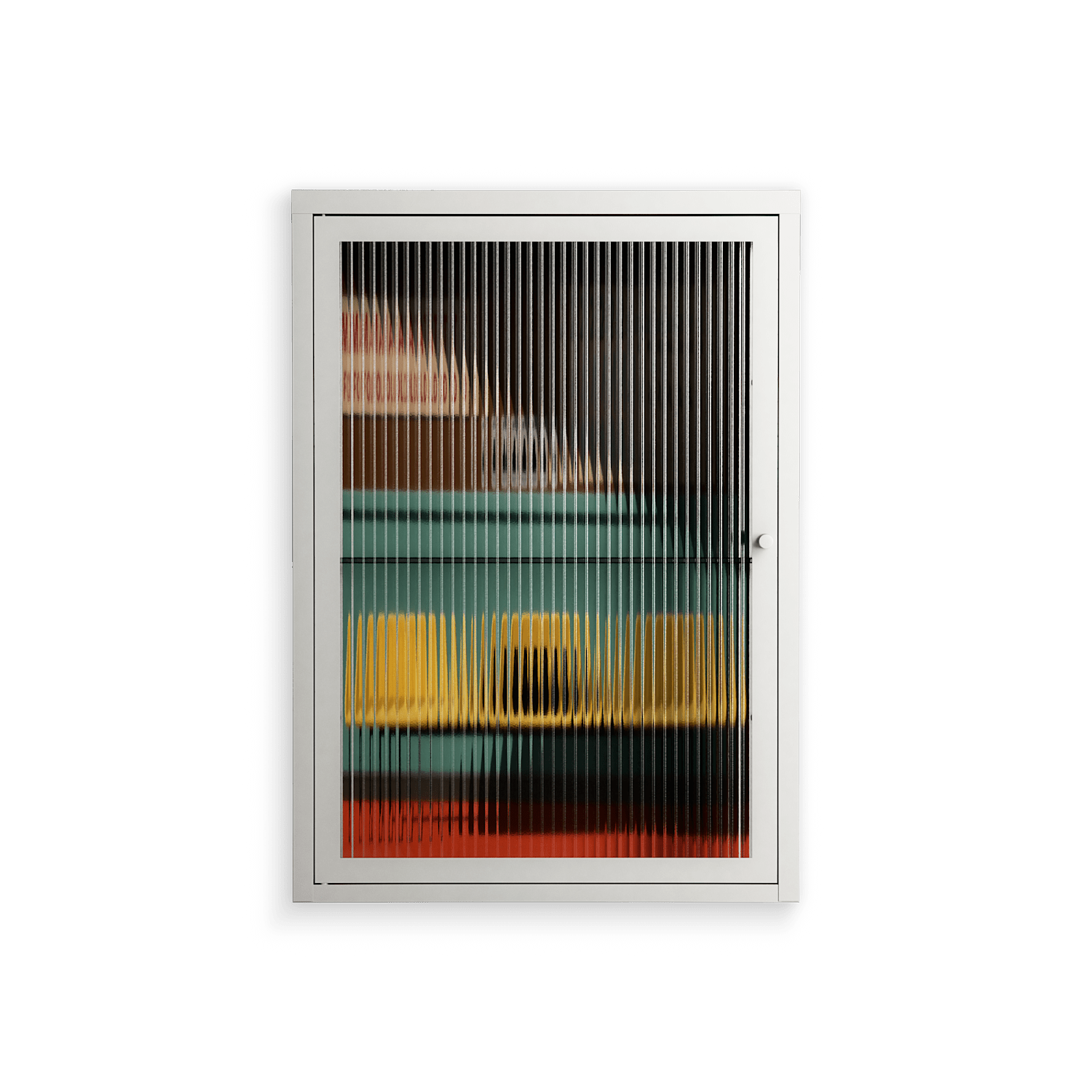 Have You Seen Bert - Wall Cabinet - Kristin Eriksson - Chalk - Reeded glass