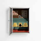 Have You Seen Bert - Wall Cabinet - Kristin Eriksson - Chalk - Reeded glass