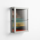 Have You Seen Bert - Wall Cabinet - Kristin Eriksson - Chalk - Reeded glass