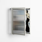Balance - Wall Cabinet - Sophie Goudman-Peachey - Chalk - Reeded glass