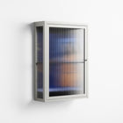 Blue Velvet - Wall Cabinet - Sophie Goudman-Peachey - Chalk - Reeded glass