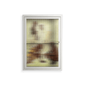 Can You Face It - Wall Cabinet - Sophie Goudman-Peachey - Chalk - Reeded glass