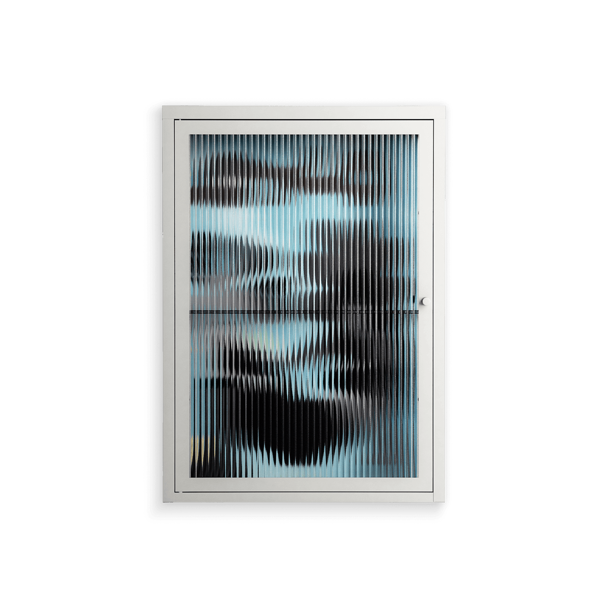 Day Dream - Wall Cabinet - Sophie Goudman-Peachey - Chalk - Reeded glass