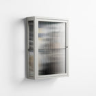Dreaming With Open Eyes - Wall Cabinet - Sophie Goudman-Peachey - Chalk - Reeded glass