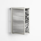 Flight Of Fancy - Wall Cabinet - Diana Catchpole - Chalk - Reeded glass