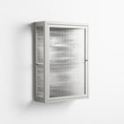 Flight Of Fancy - Wall Cabinet - Diana Catchpole - Chalk - Reeded glass