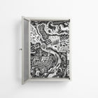 Flight Of Fancy 3 - Wall Cabinet - Diana Catchpole - Chalk - Reeded glass