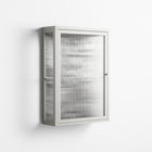 Flight Of Fancy 3 - Wall Cabinet - Diana Catchpole - Chalk - Reeded glass