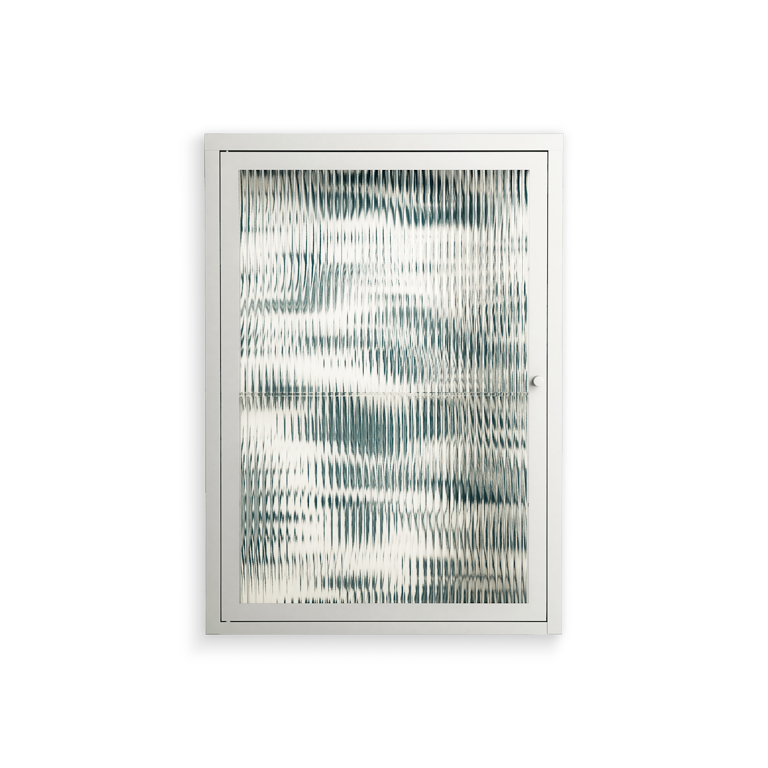Ode to Summer 3 - Wall Cabinet - Diana Catchpole - Chalk - Reeded glass