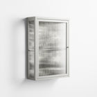 Ode to Summer 4 - Wall Cabinet - Diana Catchpole - Chalk - Reeded glass