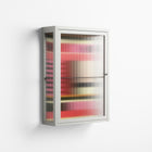 Harmonic - Wall Cabinet - Rikki Hewitt - Chalk - Reeded glass