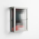 Plume - Wall Cabinet - Rikki Hewitt - Chalk - Reeded glass