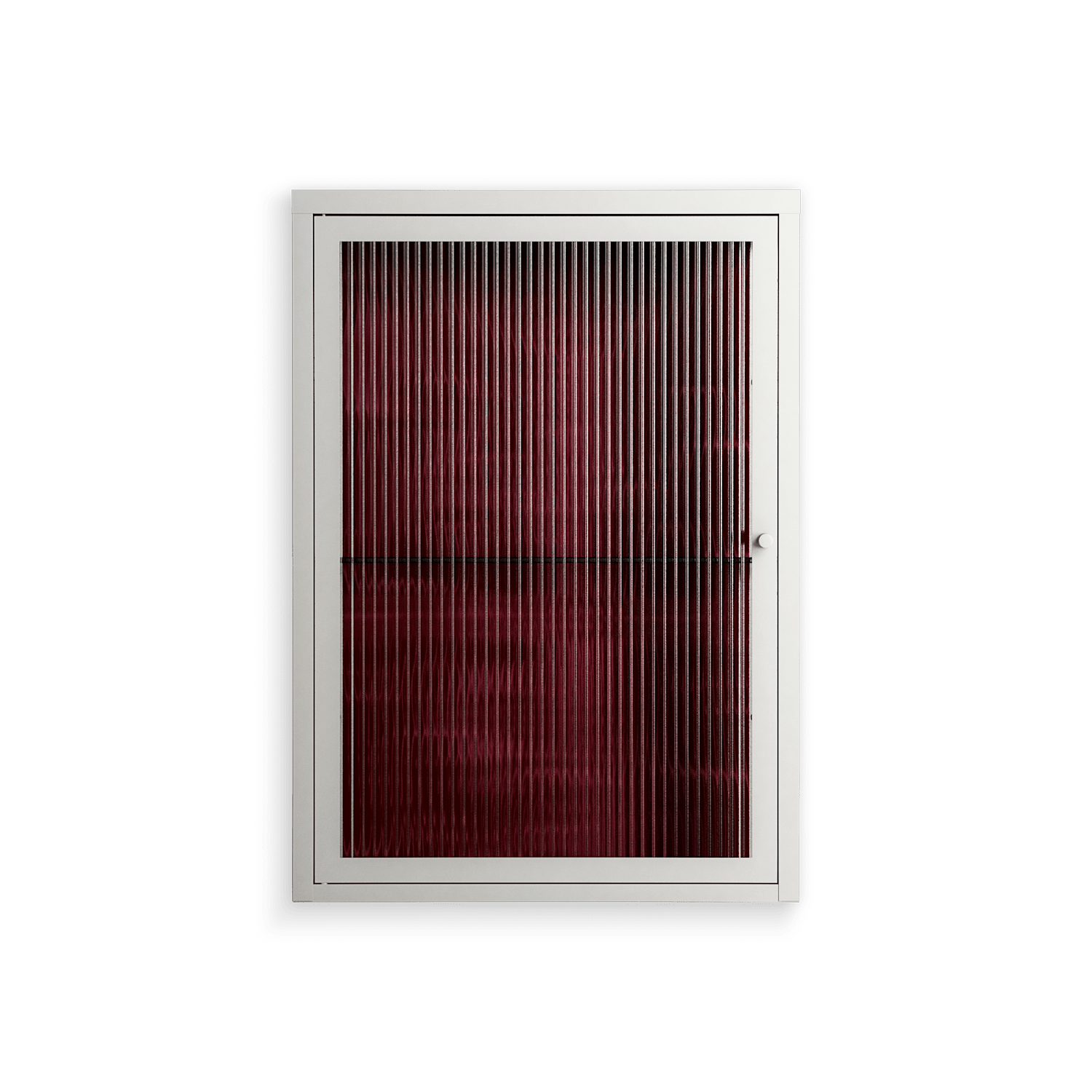 Ornaments - Wall Cabinet - Naia Escribano - Chalk - Reeded glass