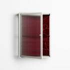 Ornaments - Wall Cabinet - Naia Escribano - Chalk - Reeded glass
