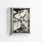 Oberon and Elgar - Wall Cabinet - Naia Escribano - Chalk - Reeded glass
