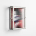 Unseen In Plain Sight - Wall Cabinet - Mathilda Kienast - Chalk - Reeded glass
