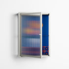 Flower Cup - Wall Cabinet - Mo Kalache - Chalk - Reeded glass