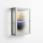 Evil Eye Sun - Wall Cabinet - Mo Kalache - Chalk - Reeded glass