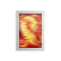 Burning Tiger - Wall Cabinet - Mo Kalache - Chalk - Reeded glass