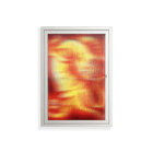 Burning Tiger - Wall Cabinet - Mo Kalache - Chalk - Reeded glass