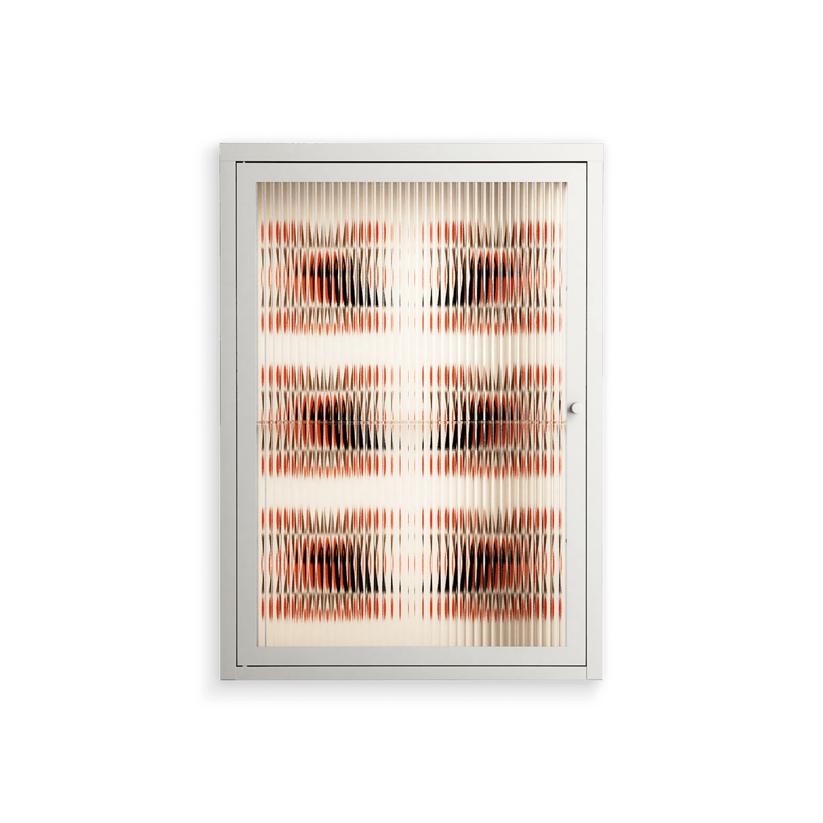 Crow Del Sol - Wall Cabinet - Ethan Fender - Chalk - Reeded glass
