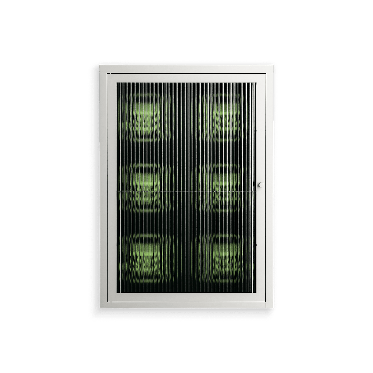 Evergreen Stag - Wall Cabinet - Ethan Fender - Chalk - Reeded glass