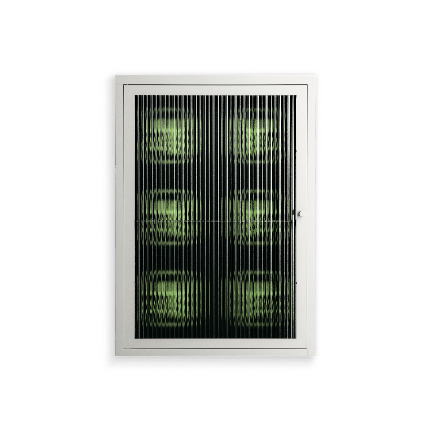 Evergreen Stag - Wall Cabinet - Ethan Fender - Chalk - Reeded glass