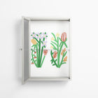 Bouquets - Wall Cabinet - Lydia Greaves - Chalk - Reeded glass